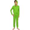 image:imageSTRETCH IS COMFORT Youth Boys Oh So Soft Jogger Set with Long Sleeve Crew Neck Top  Comfortable Kids Clothing  416Lime Green With Hoodie
