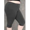 image:imagePlus Size Women Cotton Leggings Full Length Ankle Pants High Waist Stretch and Knee Length Leggings Soft Breathable 1X  10XCharcoal Gray