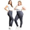 image:imagePlus Size Women Cotton Leggings Full Length Ankle Pants High Waist Stretch and Knee Length Leggings Soft Breathable 1X  10XDenim Jeggings