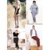 image:imagePlus Size Women Cotton Leggings Full Length Ankle Pants High Waist Stretch and Knee Length Leggings Soft Breathable 1X  10XHeather Gray