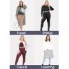 image:imagePlus Size Women Cotton Leggings Full Length Ankle Pants High Waist Stretch and Knee Length Leggings Soft Breathable 1X  10XKelly Green