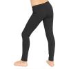 image:imageGirls Cotton Leggings Footless Stretch Leggings for Girls Soft Breathable Kids Pants Toddler Youth Sizes 216Black