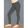 image:imageGirls Cotton Leggings Footless Stretch Leggings for Girls Soft Breathable Kids Pants Toddler Youth Sizes 216Charcoal Gray