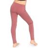 image:imageGirls Cotton Leggings Footless Stretch Leggings for Girls Soft Breathable Kids Pants Toddler Youth Sizes 216Dark Mauve