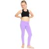 image:imageGirls Cotton Leggings Footless Stretch Leggings for Girls Soft Breathable Kids Pants Toddler Youth Sizes 216Lavender