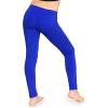 image:imageGirls Cotton Leggings Footless Stretch Leggings for Girls Soft Breathable Kids Pants Toddler Youth Sizes 216Royal Blue