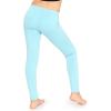 image:imageGirls Cotton Leggings Footless Stretch Leggings for Girls Soft Breathable Kids Pants Toddler Youth Sizes 216Sky Blue