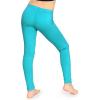 image:imageGirls Cotton Leggings Footless Stretch Leggings for Girls Soft Breathable Kids Pants Toddler Youth Sizes 216Turquoise