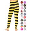 image:imageOh So Soft Printed Girls Leggings  Kids Toddler Stretch Toddler Leggings  Youth Girls Size 2T  14Black and Yellow Stripes
