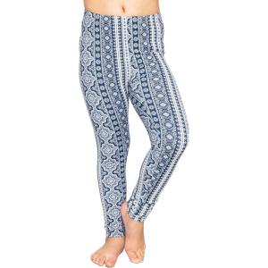 image:imageOh So Soft Printed Girls Leggings  Kids Toddler Stretch Toddler Leggings  Youth Girls Size 2T  14Boho Chakra Blue
