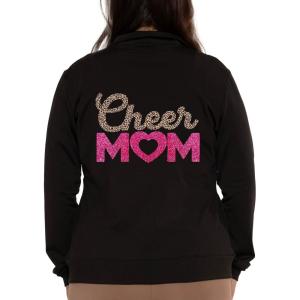 image:imageSTRETCH IS COMFORT Girls amp Womens Jacket  Techno Stretch Cheer Sparkle NoFlake Glitter amp Fun Prints  YXS  A4XLCheer Mom
