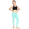 image:imageGirls Cotton Leggings Footless Stretch Leggings for Girls Soft Durable Kids Pants Toddler Youth Sizes 216Mint