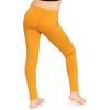 image:imageGirls Cotton Leggings Footless Stretch Leggings for Girls Soft Durable Kids Pants Toddler Youth Sizes 216Mustard Yellow