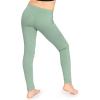 image:imageGirls Cotton Leggings Footless Stretch Leggings for Girls Soft Durable Kids Pants Toddler Youth Sizes 216Sage Green