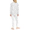 image:imageSTRETCH IS COMFORT Girls 2 Piece Hoodie Short Sleeve Long Sleeve Crew Neck Top and Leggings Set Kids Thermals Underwear SetButterfly