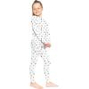 image:imageSTRETCH IS COMFORT Girls 2 Piece Hoodie Short Sleeve Long Sleeve Crew Neck Top and Leggings Set Kids Thermals Underwear SetButterfly