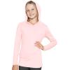 image:imageSTRETCH IS COMFORT Girls 2 Piece Hoodie Short Sleeve Long Sleeve Crew Neck Top and Leggings Set Kids Thermals Underwear SetLight Pink