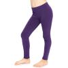 image:imageSTRETCH IS COMFORT Girls 2 Piece Hoodie Short Sleeve Long Sleeve Crew Neck Top and Leggings Set Kids Thermals Underwear SetPurple