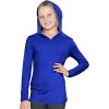 image:imageSTRETCH IS COMFORT Girls 2 Piece Hoodie Short Sleeve Long Sleeve Crew Neck Top and Leggings Set Kids Thermals Underwear SetRoyal Blue