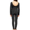 image:imageSTRETCH IS COMFORT Girls Biketard Tank Ankle Length Unitard amp Long Sleeve Unitard  Soft Stretch One Piece  416Black
