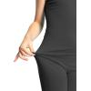 image:imageSTRETCH IS COMFORT Girls Biketard Tank Ankle Length Unitard amp Long Sleeve Unitard  Soft Stretch One Piece  416Black