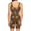 image:imageSTRETCH IS COMFORT Girls Biketard Tank Ankle Length Unitard amp Long Sleeve Unitard  Soft Stretch One Piece  416Brown Cheetah