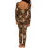 image:imageSTRETCH IS COMFORT Girls Biketard Tank Ankle Length Unitard amp Long Sleeve Unitard  Soft Stretch One Piece  416Brown Cheetah