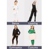 image:imageSTRETCH IS COMFORT Girls Biketard Tank Ankle Length Unitard amp Long Sleeve Unitard  Soft Stretch One Piece  416Brown Cheetah