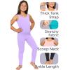 image:imageSTRETCH IS COMFORT Girls Biketard Tank Ankle Length Unitard amp Long Sleeve Unitard  Soft Stretch One Piece  416Brown Leopard