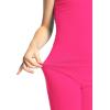 image:imageSTRETCH IS COMFORT Girls Biketard Tank Ankle Length Unitard amp Long Sleeve Unitard  Soft Stretch One Piece  416Hot Pink