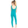 image:imageSTRETCH IS COMFORT Girls Biketard Tank Ankle Length Unitard amp Long Sleeve Unitard  Soft Stretch One Piece  416Turquoise