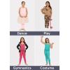 image:imageSTRETCH IS COMFORT Girls Biketard Tank Ankle Length Unitard amp Long Sleeve Unitard  Soft Stretch One Piece  416Turquoise