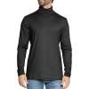 image:imageSTRETCH IS COMFORT Mens Oh So Soft Long Sleeve Top Crew Neck and Turtleneck  Small  5XBlack