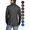 image:imageSTRETCH IS COMFORT Mens Oh So Soft Long Sleeve Top Crew Neck and Turtleneck  Small  5XBlack