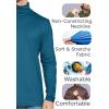 image:imageSTRETCH IS COMFORT Mens Oh So Soft Long Sleeve Top Crew Neck and Turtleneck  Small  5XBrown