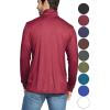 image:imageSTRETCH IS COMFORT Mens Oh So Soft Long Sleeve Top Crew Neck and Turtleneck  Small  5XBurgundy