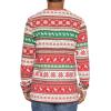 image:imageSTRETCH IS COMFORT Mens Oh So Soft Long Sleeve Top Crew Neck and Turtleneck  Small  5XRed Reindeer