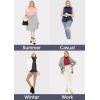 image:imageWomens Turtle Neck  Long Sleeve and Sleeveless Top  Plus Size XL7X  Tops Women White Turtleneck WomenCharcoal Gray