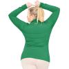 image:imageWomens Turtle Neck  Long Sleeve and Sleeveless Top  Plus Size XL7X  Tops Women White Turtleneck WomenKelly Green