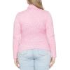 image:imageWomens Turtle Neck  Long Sleeve and Sleeveless Top  Plus Size XL7X  Tops Women White Turtleneck WomenPink Daisies