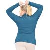image:imageWomens Turtle Neck  Long Sleeve and Sleeveless Top  Plus Size XL7X  Tops Women White Turtleneck WomenTeal