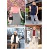 image:imageWomens Turtle Neck  Long Sleeve and Sleeveless Top  Plus Size XL7X  Tops Women White Turtleneck WomenWhite