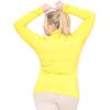 image:imageWomens Turtle Neck  Long Sleeve and Sleeveless Top  Plus Size XL7X  Tops Women White Turtleneck WomenYellow