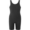 image:imageSTRETCH IS COMFORT Girls Biketard Tank Ankle Length Unitard amp Long Sleeve Unitard  Soft Stretch One Piece  416Black