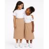 image:imageGirls Long Skirt  Midi Skirt  Pencil Skirt  Cotton Stretch School Uniform Skirts Kids Size 416Beige