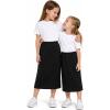 image:imageGirls Long Skirt  Midi Skirt  Pencil Skirt  Cotton Stretch School Uniform Skirts Kids Size 416Black