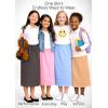 image:imageGirls Long Skirt  Midi Skirt  Pencil Skirt  Cotton Stretch School Uniform Skirts Kids Size 416Navy Blue