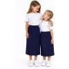 image:imageGirls Long Skirt  Midi Skirt  Pencil Skirt  Cotton Stretch School Uniform Skirts Kids Size 416Navy Blue