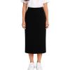 image:imageGirls Long Skirt  Midi Skirt  Pencil Skirt  Cotton Stretch School Uniform Skirts Kids Size 416Black