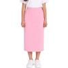 image:imageGirls Long Skirt  Midi Skirt  Pencil Skirt  Cotton Stretch School Uniform Skirts Kids Size 416Light Pink
